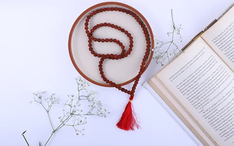 5 mukhi rudraksha mala 108 Beads mall
